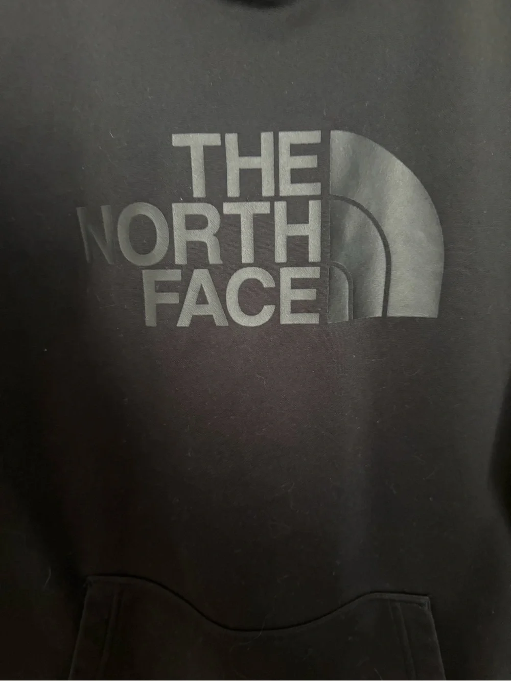 The North Face Black Pullover Hoodie with Tonal Logo